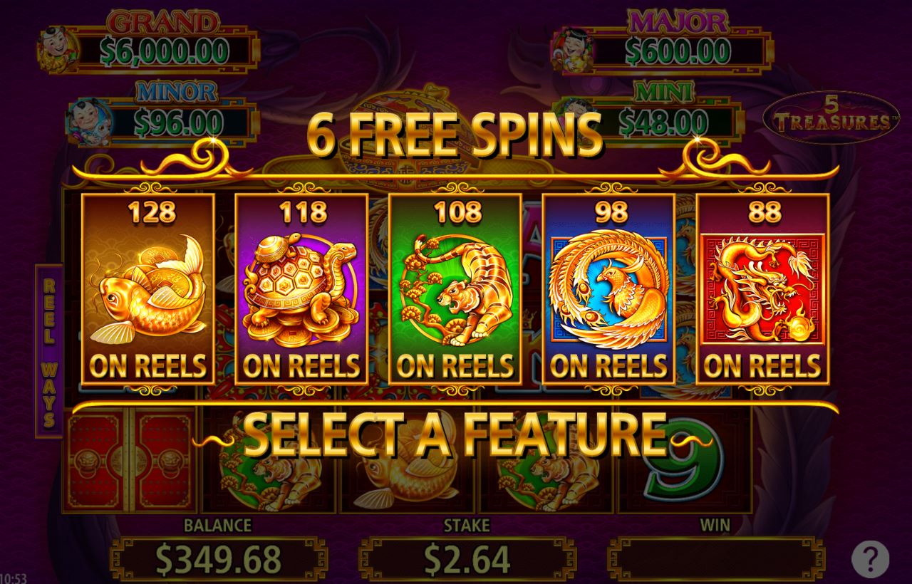 5 Treasures slot